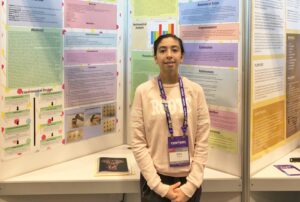 Photo of TCPS Safia at the Canada Wide Science and Technology Fair in Fredericton, NB representing York Region.
