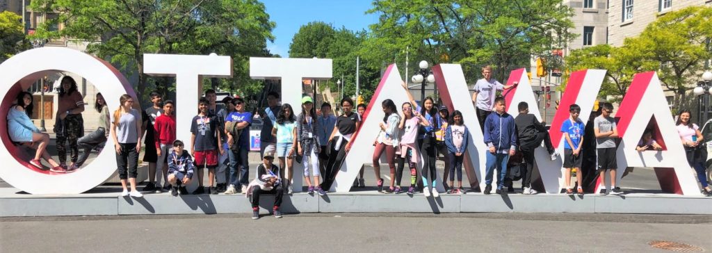 Grade 7 students on overnight trip to Ottawa
